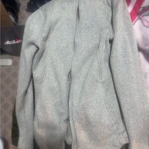 Eddie Bauer Women's Light Gray Bomber Jacket